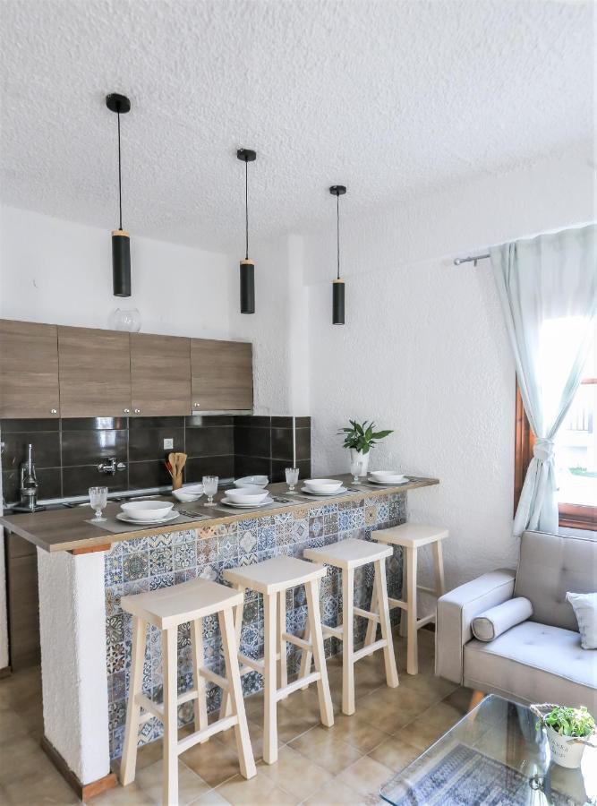 Beachfront Deluxe Apt. Pefkochori Eksteriør bilde